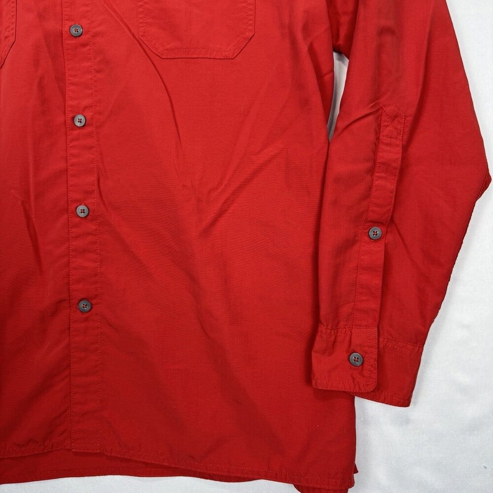 Jawbone Tackle Long Sleeve Fishing Outdoor Shirt Size XL Red Lightweight Vented - Picture 6 of 12